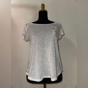 Sweet Wanderer White Short Sleeve Top